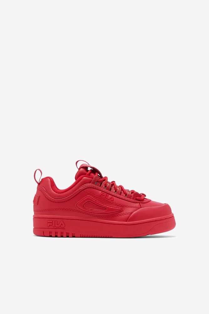 Fila Disruptor 2 X Fx100 Luxe Red Sneakers Kids - NZ 35706-RAPS